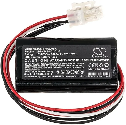 Vista 3 de VINTRONS - Batería de repuesto compatible con VERIFONE PCA169-001-01, PCA169-404-01-A, Ruby 2 (3400mAh)
