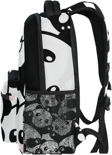 Vista 53 de ATTX Linda mochila con diseño de panda para niños y niñas, Panda-h, Ciclismo