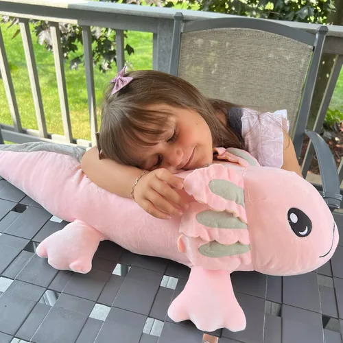 Vista 8 de Tezituor Juguete de peluche de ajolote de graduación 2026, bonito animal de peluche de graduación de 8 pulgadas, regalo para niños y niñas