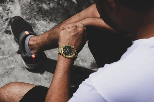 Vista 5 de JIANDUN La moda para hombre de negocios negro relojes correa de acero inoxidable impermeable simple
