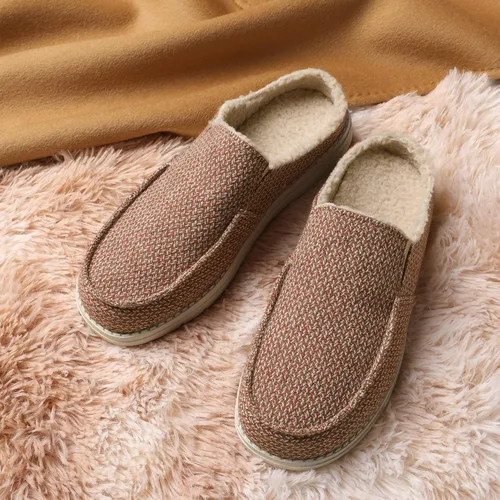 Vista 5 de Bruno Marc Pantuflas cómodas y mullidas para mujer, de piel sintética, para interiores y exteriores