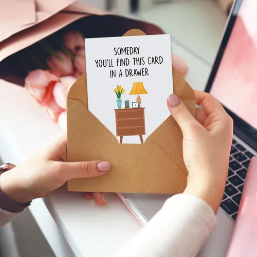 Vista 6 de Tarjeta del día del padre para marido, tarjeta del día del padre de parte de la esposa, regalos para marido, regalos divertidos para el día