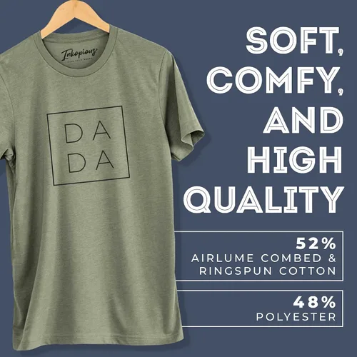 Vista 3 de Inkopious - Camiseta con inscripción DADA regalo del día del padre para padres primerizos