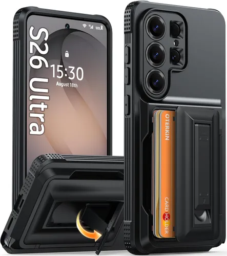 Vista 23 de Oterkin Funda tipo cartera para Google Pixel 10a [4-5 tarjeteros] [soporte de metal] [bloqueo RFID] [Protección completa de la cámara]