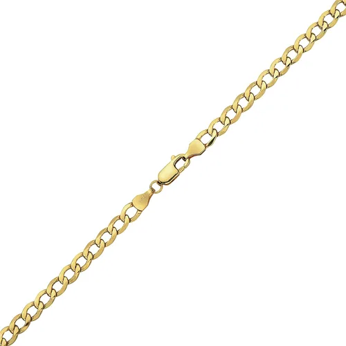 Vista 2 de PORI JEWELERS 14K Yellow Gold 2.5MM, 3.5MM, 4MM, 5MM, 6.5MM CubanCurb Chain Necklace and Bracelet - Made In Italy