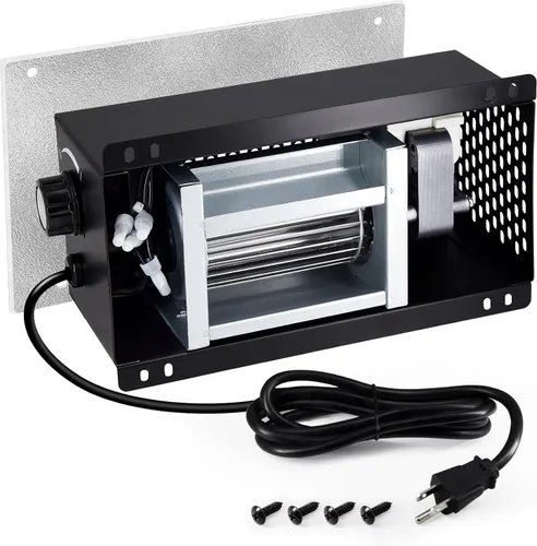 Vista 10 de Hiorucet Kit de ventilador de chimenea PBAR-2427 variable de velocidad para estufa sin ventilación de hogar agradable o estufas de leña, GHP Group