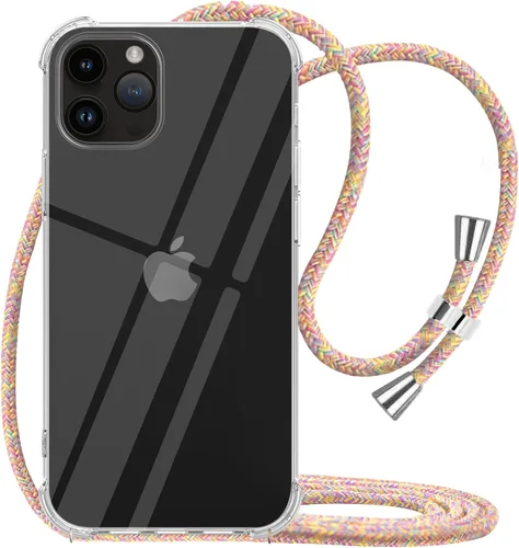 Vista 17 de Funda para teléfono Google Pixel 7 Pro, transparente, ajustable, con cordón para el cuello, para mujeres, niñas, TPU suave, delgada, a prueba