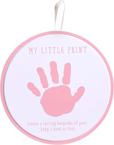 Vista 10 de Reece Studio My Little Print Baby Handprint or Footprint Clay Keepsake Tin Arcilla no tóxica segura para bebés, sin mezclar ni hornear manualidades
