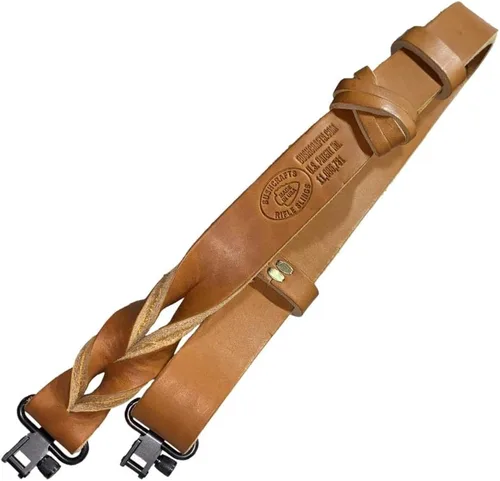 Vista 4 de True Latigo - Eslinga para rifle de cuero, ajustable, hecha a mano en los Estados Unidos