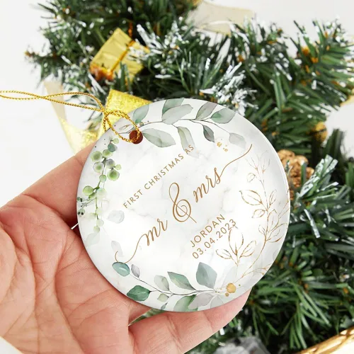 Vista 10 de Adorno de Navidad personalizado para familia, adorno de calcetín de Navidad, adorno familiar para nietos, adorno de Navidad familiar 2023