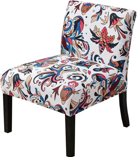 Vista 41 de JIAN YA NA Funda para silla decorativa sin brazos, funda elástica para silla sin brazos, fundas de terciopelo para sillas sin brazos, fundas Beige