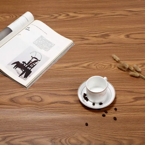 Vista 2 de Papel de contacto de madera, película de vinilo autoadhesiva para armarios de cocina, estantes, cajones, armarios, encimeras, mesas, muebles