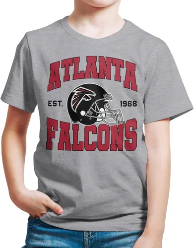 Vista 11 de Junk Food Clothing x NFL - Casco de equipo - Camiseta de manga corta para niños y niñas con licencia oficial de la NFL