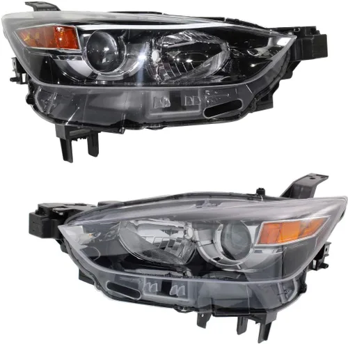 Vista 6 de CarLights360: Para Mazda CX-3 Conjunto de faros delanteros 2018 2019 del lado del conductor tipo halógeno certificado DOT MA2518173