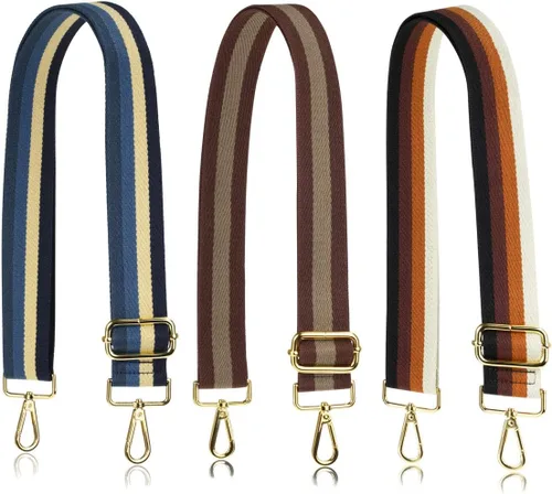 Vista 6 de Allzedream - Correa cruzada de algodón suave y ajustable para bolso, Broche