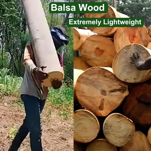 Vista 5 de Palitos de madera de balsa, tiras de madera de balsa, 20 varillas cuadradas de madera de 1/2 x 12 pulgadas para manualidades, palos de madera sin