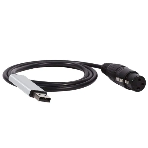 Vista 8 de Mini USB a DMX Interfaz Adaptador Controlador DMX512 Ordenador Etapa Iluminación Controladores Dimmer