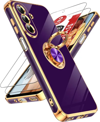 Vista 98 de LeYi Funda para iPhone XR: con Protector de Pantalla de Vidrio Templado [Paquete de 2] Soporte de Anillo Giratorio de 360°, Soporte Magnético