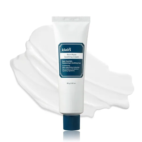 Vista 8 de DearKlairs Crema Rica Hidratante Calmante 20ml, Repara la Barrera de la Piel, Para Piel Sensible, Hipoalergénica, Centella Asiática, Ceremida