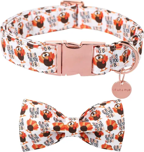 Vista 46 de Collar patriótico para perro con pajarita, collar de perro con lazo del 4 de julio, collar de bandera estadounidense para cachorros, machos