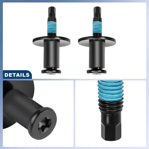 Vista 7 de Kit de pernos de bloqueo del pestillo trasero del portón trasero 1L3Z-99404A42-AA compatible con Ford F150 F250 F350 F450 F550 Super Duty Explorer