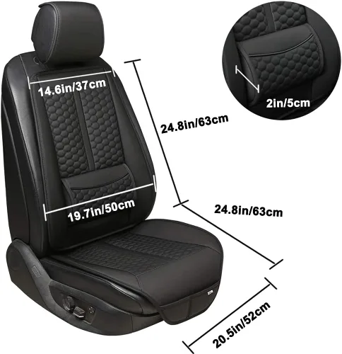 Vista 8 de Funda Black Panther para asiento delantero de vehículo