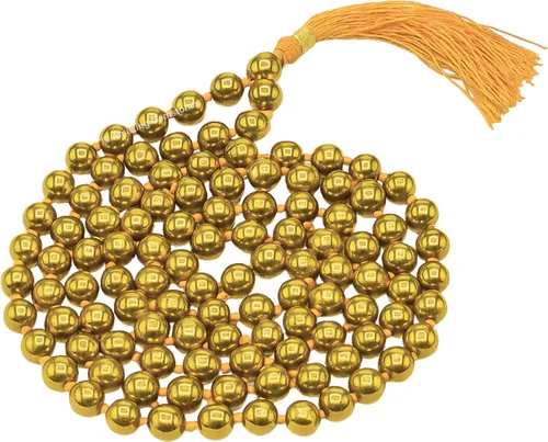 Vista 2 de Amazing Gemstone Japa Mala - Collar de 108 cuentas de oración y pulsera de muñeca Mala para meditación