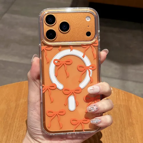 Vista 117 de UEEBAI - Funda magnética para iPhone 11, diseño de lazo, compatible con MagSafe, funda transparente delgada inalámbrica, antiamarilleo, a prueba