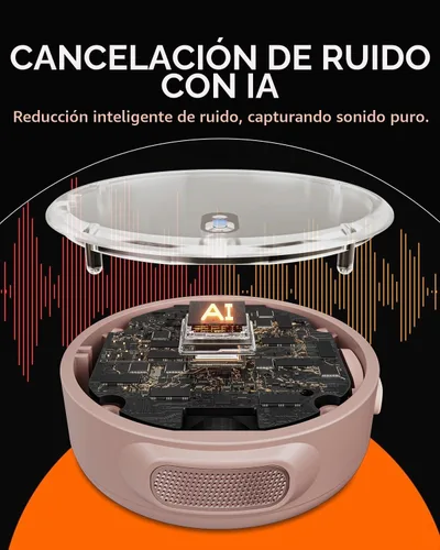 Vista 6 de Micrófono de solapa inalámbrico para iPhone, teléfono Android, PC, rango de 100 pies, estuche de carga de batería de 50 horas, micrófonos con clip