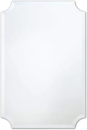 Vista 19 de Better Bevel - Espejo redondo sin marco, espejo circular de pared de baño de 24 pulgadas de diámetro con borde biselado