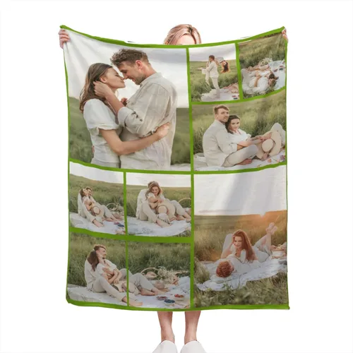 Vista 32 de Manta personalizada con texto fotográfico, manta de imagen personalizada para bebé, madre, padre, adultos, amigos, amantes, regalo personalizado