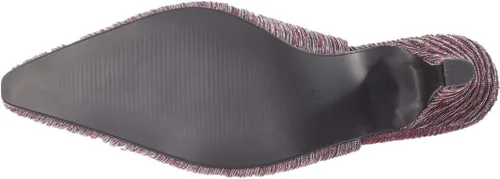 Vista 3 de SIMPLY COUTURE Zapatos de vestir cómodos de tacón bajo para mujer con puntera cerrada y lazo