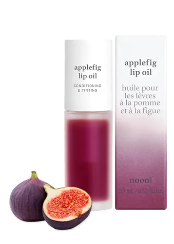 Vista 6 de NOONI Aceite de labios vegano coreano – Appleginseng, 0.12 onzas líquidas + aceite de labios coreano – Applefig, paquete de 0.12 onzas líquidas