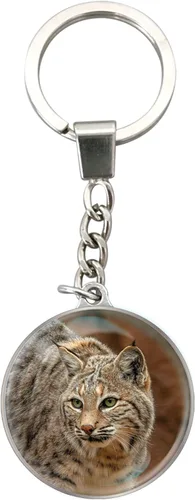 Vista 7 de Deluxebase Magnidome Llavero de domo en forma de cúpula con cadena de acero inoxidable. Llavero de cúpula de cristal