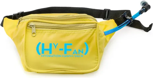 Vista 10 de HY-FAN Riñonera de hidratación con vejiga, 17 onzas, sin BPA, diseño manos libres, bolsillos seguros, ideal para actividades atléticas al aire Verde