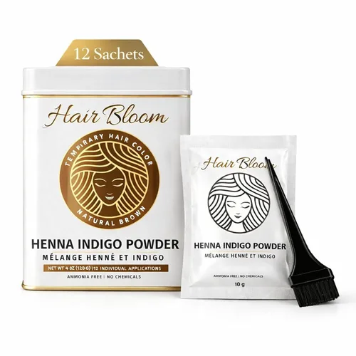 Vista 10 de Tinte Pride Of India para el cabello, en polvo, de hierbas y de 8.5 onzas