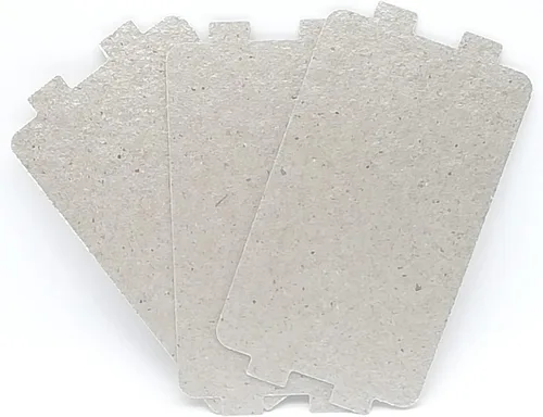 Vista 3 de 3pcs Universal Microondas Mica Hoja Placas Reparación Piezas Cubierta de Accesorio de repuesto para microondas de cocina Midea, 4.2 x 2.5 pulgadas