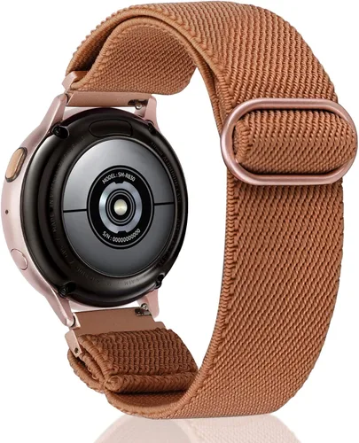 Vista 26 de TOYOUTHS Correa elástica de nylon de 20mm compatible con Samsung Galaxy Watch 7/6/5/4/FE/Active 2 de 40mm 44mm/Watch 6 Classic de 43/47mm/Watch 5