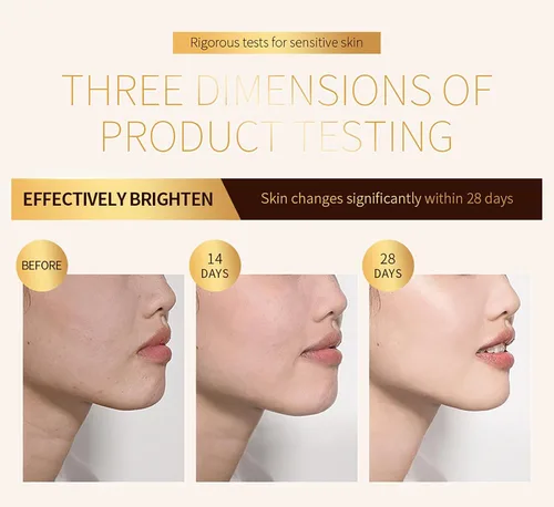 Vista 6 de Sueros faciales de caracol de oro de 24 quilates para mujeres, filtrado de secreción de caracol, suero de ácido hialurónico facial, esencia
