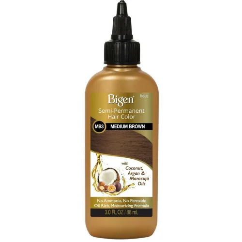 Vista 15 de Bigen Color de cabello semipermanente #A4 Amber, 3 onzas