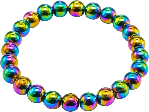 Vista 656 de Amazing Gemstone Crystal Bracelet for Women Men's Gifts - Protection Healing Crystal Bracelet - 8mm Gemstone Beaded Stretchable Bracelet Pulseras