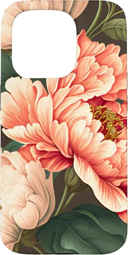 Vista 14 de Vintage Peony Inspired Flower Plant Lover Funny Gardening Case for iPhone 17