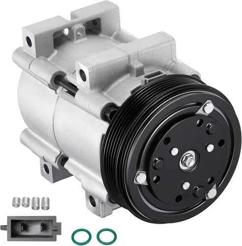 Vista 24 de BDFHYK Compresor de aire acondicionado con embrague compatible con Ford F-250 F-350 Super Duty 6.2L 2017-2019, F-450 F-550 Super Duty 6.8L