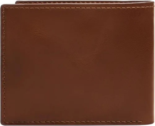 Vista 8 de Fossil Ryan - Cartera plegable de piel con bloqueo RFID y ventana de identificación abatible para hombre
