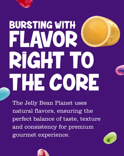 Vista 9 de The Jelly Bean Planet Gourmet Jelly Beans - Tarro de 42.5 onzas, sin gluten