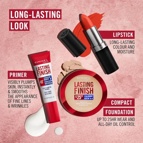 Vista 9 de Rimmel London Lasting Finish by Kate Lipstick, 001