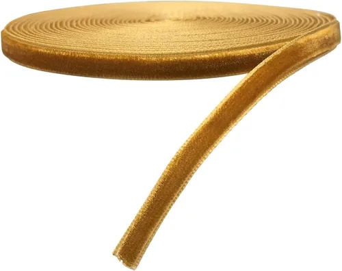 Vista 34 de Chenkou Craft 5 yardas de cinta de terciopelo para decoración navideña y embalaje artesanal