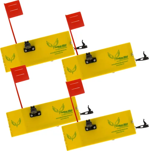 Vista 8 de Tablas cepilladoras para pesca (paquete de 4) - 4 opciones de tamaño - incluye kit de bandera de Tattle