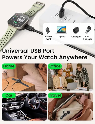 Vista 4 de Cargador para reloj Amazfit Bip 6 Active 2