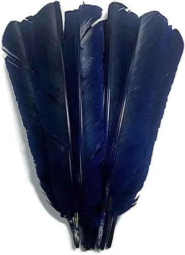Vista 56 de 1/4 lb - Aqua Blue Pavo Marabou Corto Plumas Sueltas Mullidas Al Por Mayor A Granel